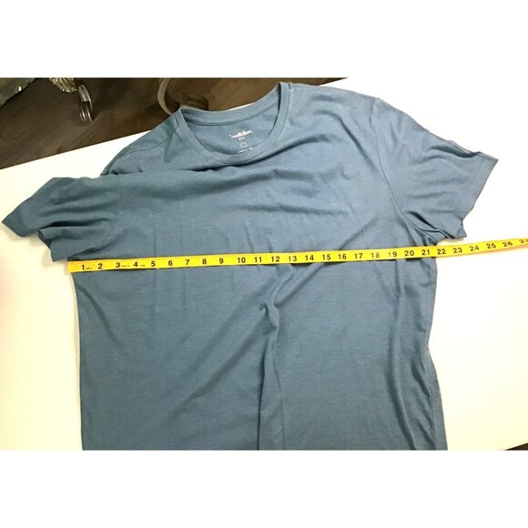 GOODIELLOW- MENS BLUE SOLID SHORT SLEEVE T-SHIRT SIZE LARGE - Picture 5 of 7
